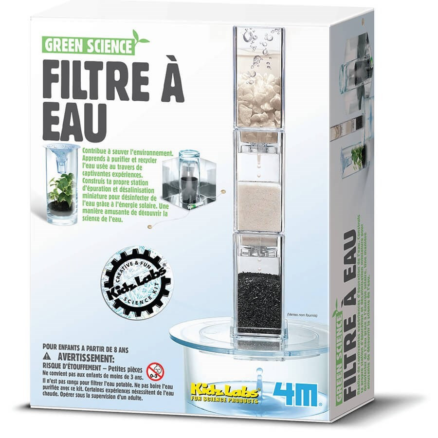 Jeu scientifique 4m Fabriquer un filtre à eau Jeu scientifique 4m Fabriquer un filtre à eau