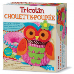 Jeu de tricotin poupée chouette 4M