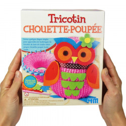 Jeu de tricotin poupée chouette 4M