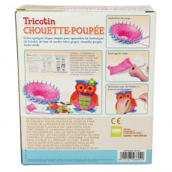 Jeu de tricotin poupée chouette 4M