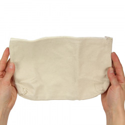 Trousse de toilette à décorer en coton