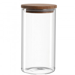 Boîte de conservation cylindrique en verre 1 litre