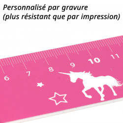 Règle souple prénom personnalisable