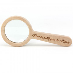 Loupe personnalisée en bois