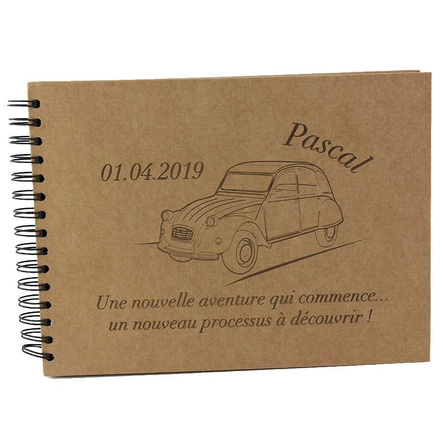 Livre d'or Retraite Voiture personnalisable