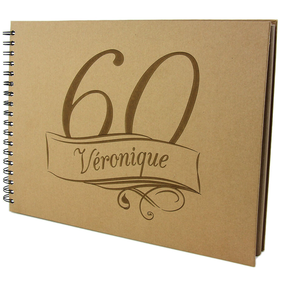 Livre d'or Anniversaire chic personnalisable