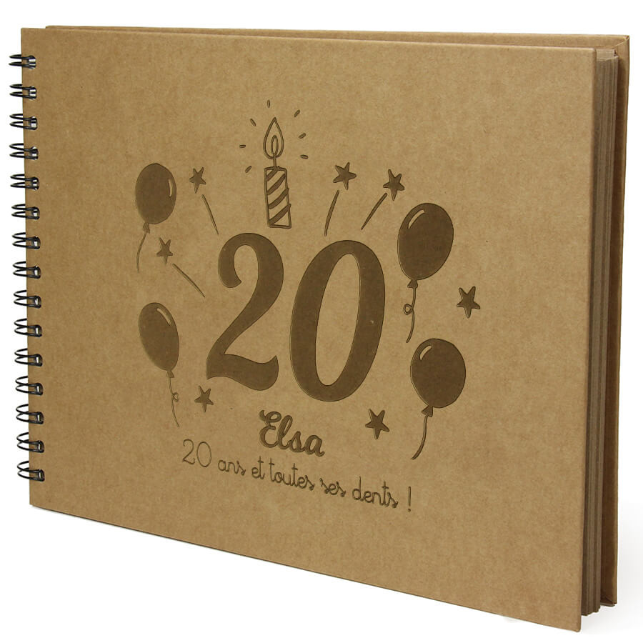 Livre d'or Anniversaire Fiesta personnalisé