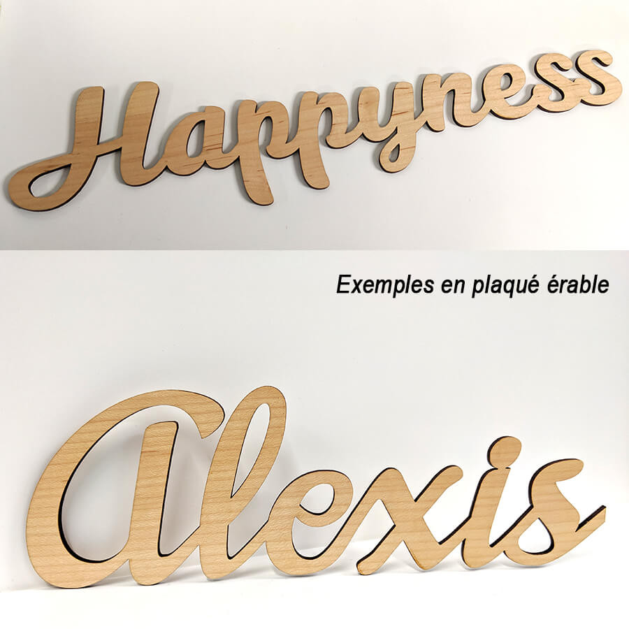 Panneau Nom Enfant Personnalisé Kikone Panneau Bois Personnalisé Chambre Enfant - Lettres Prénom - Décoration Murale Sur Mesure Panneau Nom Personnalisable