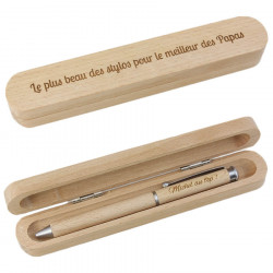 stylo en bois personnalisé