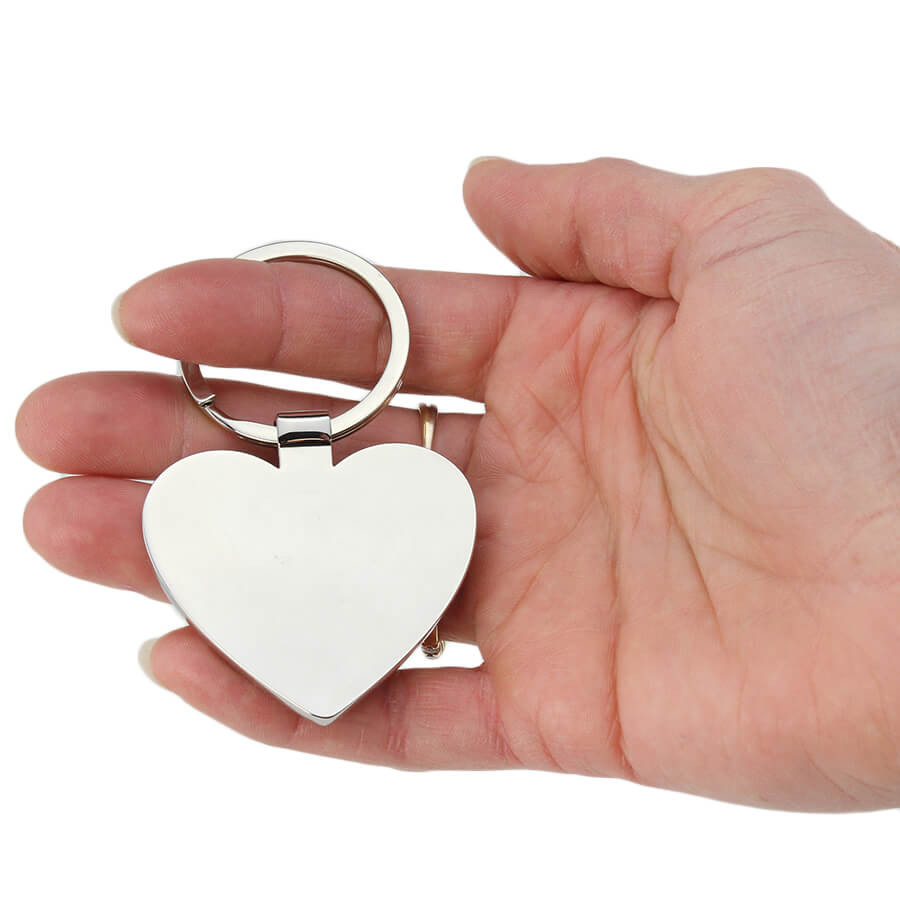 Lot De 4 Porte-clés Cœur Avec Pendentif Boule Disco - Déco Mignonne Et Colorée Pour Sacs Ou Clés