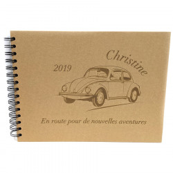 Livre d'or Retraite Voiture personnalisable