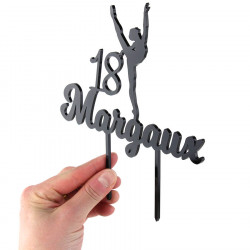 Cake topper danseuse personnalisable