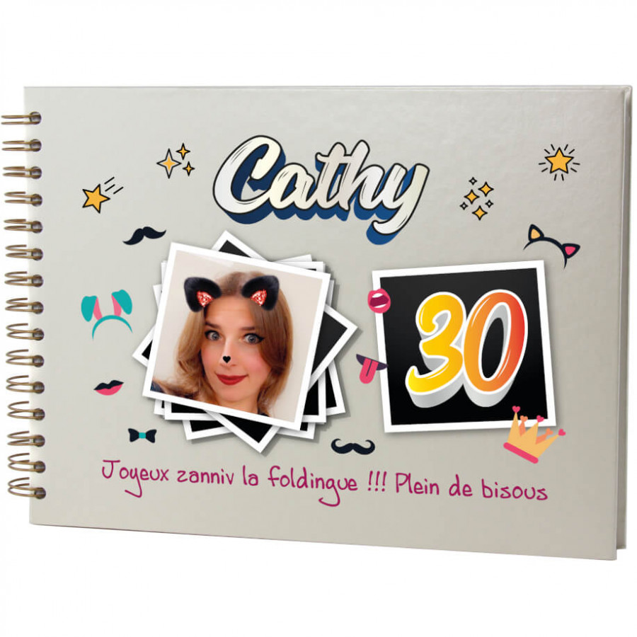 Livre D Or Anniversaire Photo Snapchat Personnalisable Livre D Or Anniversaire Photo Snapchat Personnalisable