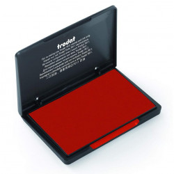 Encreur pour tampon - 105x65 mm - Rouge