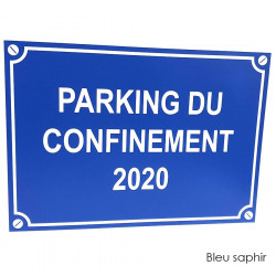 Plaque de rue personnalisée humour, ok extérieur - 20x15 cm