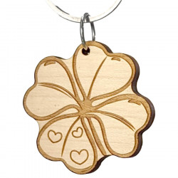 Porte cle Porte Bonheur,Cadeau Porte-clés Lucky,Trèfle à quatre feuilles  Fortune Keychain Porte-clés,trefle a 4 feuilles porte cle,Luck of The Irish  Porte-clés,Porte-clés trèfle à Quatre,2pcs : : Mode