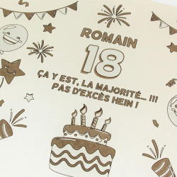 Livre d'or Anniversaire personnalisé Cotillons Kawaii