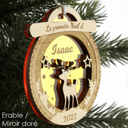 Boule Mon premier Noël personnalisée