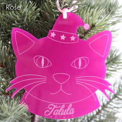 Boule de Noël pour chat à personnaliser