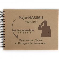 Livre d'or Gendarmerie à personnaliser