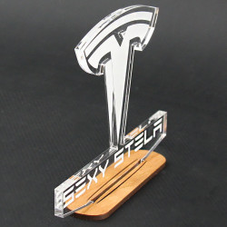 Trophée cadeau Tesla à personnaliser