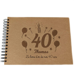 Livre d'or Anniversaire Fiesta personnalisé