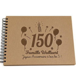 Livre d'or Anniversaire Fiesta personnalisé