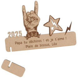 Trophée cadeau Hard rock fête des pères