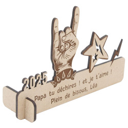 Trophée cadeau Hard rock fête des pères