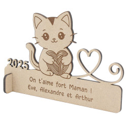 Trophée cadeau Chaton fête des mères
