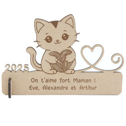 Trophée cadeau Chaton fête des mères