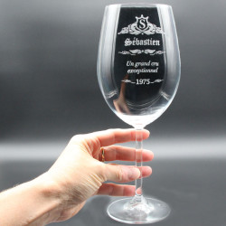 Verre personnalisé Anniversaire Grand cru