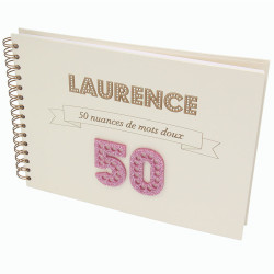 Livre d'or anniversaire personnalisé - Age 3D déco