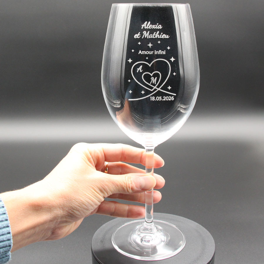 Verre Gravé Pour Mariage