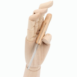 Couteau à beurre inox et bois personnalisé