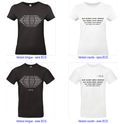 T-shirt personnalisé Eat Sleep Repeat