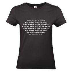 T-shirt personnalisé Eat Sleep Repeat