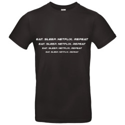 T-shirt personnalisé Eat Sleep Repeat