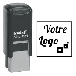 Tampon personnalisé automatique avec logo et  texte