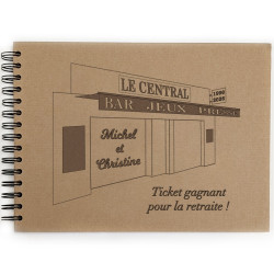 Livre d'or petit commerce bar tabac presse personnalisé