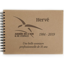 Livre d'or retraite armée de l'air personnalisé