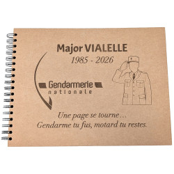 Livre d'or Gendarmerie à personnaliser