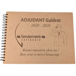 Livre d'or Gendarmerie à personnaliser