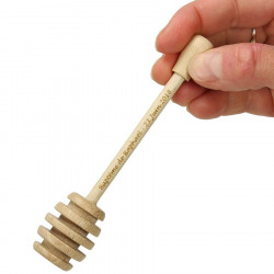 Lot de 60 cuillères à miel personnalisée en bois