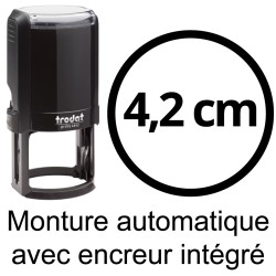 Printy 4642 - rond 4,2 cm - noir
