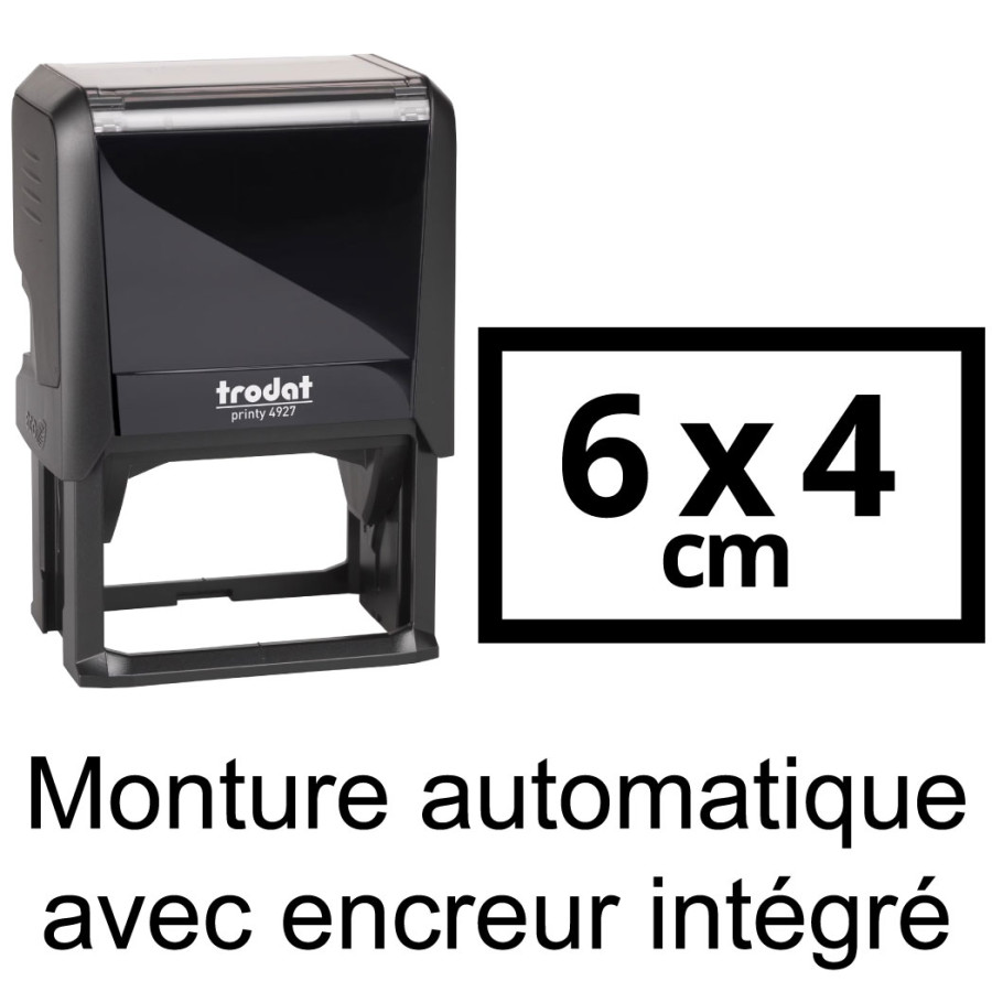 Printy 4927 - 6 x 4 cm - noir