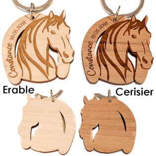 Pendentif cheval équestre à personnalisé avec gravure