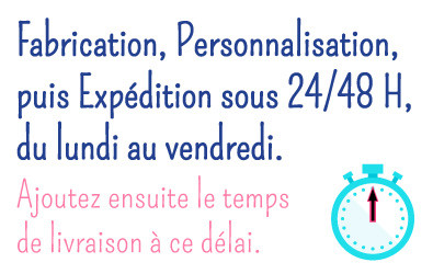 Expédition rapide de nos cadeaux personnalisés