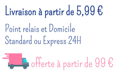 Livraison offerte à partir de 99 euros